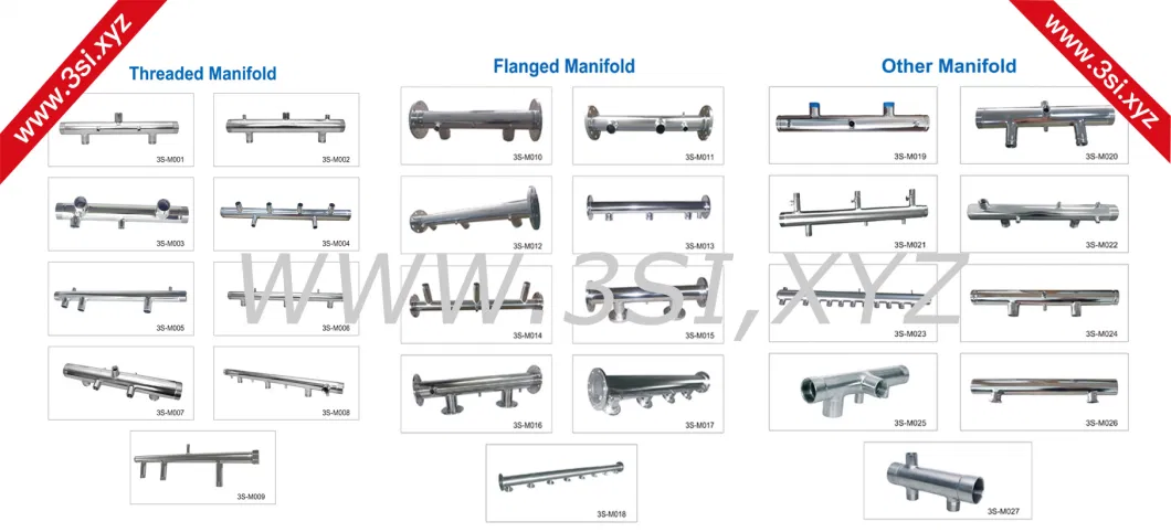 Stainless Steel 304/316 Pump Suction Manifold (YZF-F338)